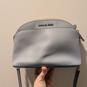 Michael Kors Light Blue Emmy Crossbody Bag